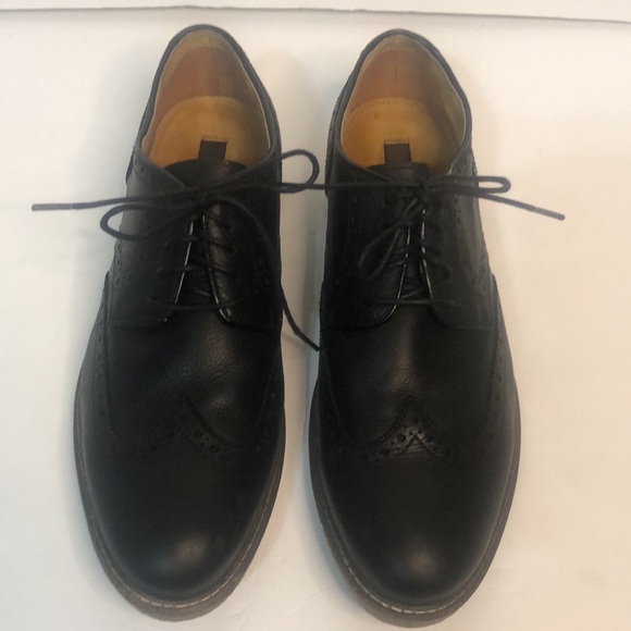 Gordon Rush black leather shoes size 9 1/2